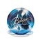 Silver Buffalo 8ct Polar Express Train Arrival 9Inch Paper Plates Tableware Set Blue