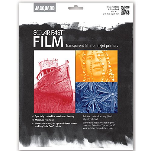 jacquard Jacquard Solarfast Dye Film 85 X 11 8pkg 85x11