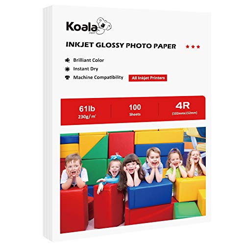 كوالا بيبر Koalapaper Heavyweight Photo Paper High Glossy 4x6 Inches 27669.1 g