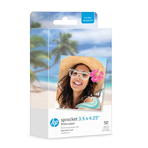 hp Hp Sprocket 3x4 Photo Paper 89x108cm