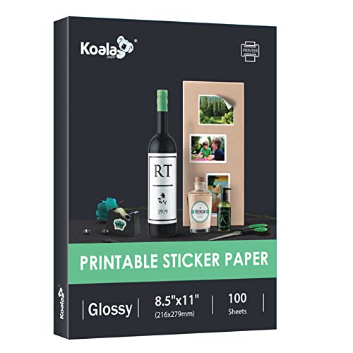 كوالا بيبر Koalapaper Koala Glossy Sticker Paper 8.5x11in