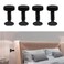 IPEROT Headboard Stoppers for Wall 4 Pack Bed Stoppers 118in276in Adjustable Bed Frame AntiShake Tool Function as Bumpers Between The Wall and Couch Bed Frames and Headboards No Creaking
