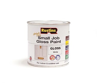 Rustins Small Job White Gloss Paint 250ml