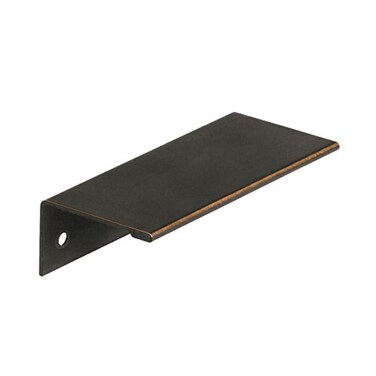 Amerock Cabinet Pull Oil Rubbed Bronze 3 inch 76 mm Center to Center Edge Pull 1 Pack Drawer Pull Drawer Handle Cabinet Hardware