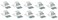 MPJ Extra Strong High Magnetic Catch WhiteNickel 10