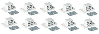 MPJ Extra Strong High Magnetic Catch WhiteNickel 10
