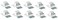 MPJ Extra Strong High Magnetic Catch WhiteNickel 10