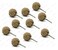 5MOONSUN5s Jute Rope Knot Handles Drawer Pulls Push Knobs for Cabinets Wardrobes Kitchen Cupboards 35 mm Pack of 10
