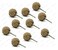 5MOONSUN5s Jute Rope Knot Handles Drawer Pulls Push Knobs for Cabinets Wardrobes Kitchen Cupboards 35 mm Pack of 10