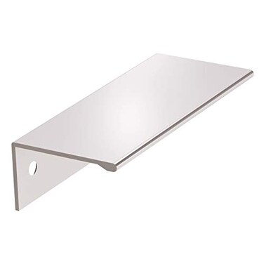 Amerock Cabinet Pull Polished Chrome 3 inch 76 mm Center to Center Edge Pull 1 Pack Drawer Pull Drawer Handle Cabinet Hardware