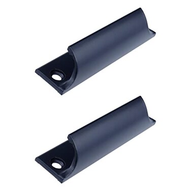 Coshar Window Pulls Sash Lifts Handle Aluminum Alloy Drawer Push Pull Handle Hardware for Sliding Window Kitchen Closet 2Pcs Black 3inch Hole Center