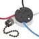 Ceiling Fan Switch Zing Ear ZE208s E89885 3 Speed 4 Wire Pull Chain Switch Fan Light Switch Replacement Part with 4 PreInstalled WiresBlack Chain