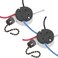 2PS Ceiling Fan Switch Zing Ear ZE208s E89885 3 Speed 4 Wire Pull Chain Switch Fan Light Switch Replacement Part With 4 PreInstalled WiresBlack Chain
