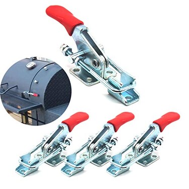MIKMAYTOO Toggle Clamp Latch 360 Lbs Capacity Adjustable U Bolt Quick Release Latch 4 Pack