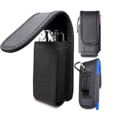Multitool Sheath EDC Belt Pouch Organizer for MenTool Sheath Compatible with Leatherman Folding Tool Small Belt Tool Holster Holder with Clip and LoopMagnetic Closure 1Pack Black