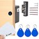 Electronic Cabinet Lock RFID Electronic Cabinet NFC Function Supported Hidden DIY PunchFree Locker Wardrobe Drawer Lock Blue