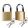ABRAFOX Lock Solid Brass Keyed Different Padlock1916 inch 40mm 2pack