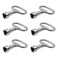 Antrader 20 x 15 Triangle Socket Spanner Key Matel Triangular Socket Universal Utility Keys for Triangle Panel Lock 6pcs Style 1