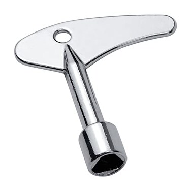 Antrader Triangle Spanner Key Matel Triangular Lock Keys Socket Universal Utility Keys for Elevator Emergency Lift Door Triangle Panel Lock