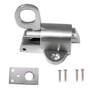 Luomorgo Latch Lock Stainless Steel Window Gate Security Pull Ring Spring Bounce Door Bolt