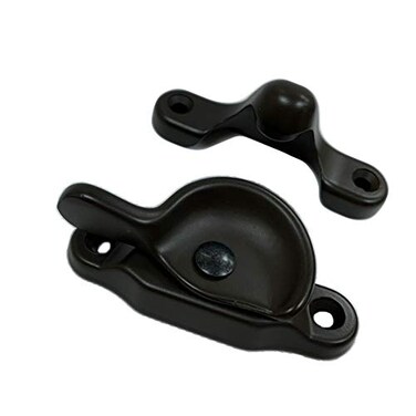 QCAA Forged Brass Sash Lock in Solid Brass CTC 2 Oil Rubbed Bronze US10B 1 Pack