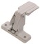 Hardware Essentials 853141 White Replacement Handle for Pushbutton Latches