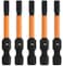 Hex 4mm Impact Driver Bit Railer Allen Wrench Drill Hex Bits 14 Quick Release S2 Steel 2 inch 4mm Hex Bits 5 Pack