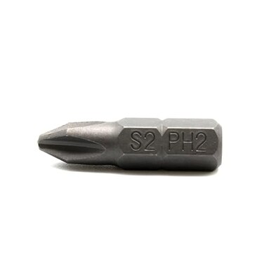 TMAX 50 pc PH2 Phillips 2 Screwdriver Impact Ready 1 Inch Length Insert Bits Hex Shank with Quick Release Slot