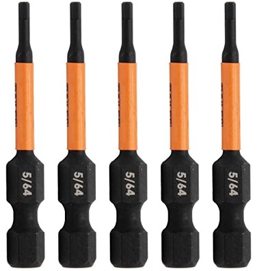 Hex564 Impact Driver Bit Railer Allen Wrench Drill Hex Bits 14 Quick Release S2 Steel 2 inch 564 Hex Bits 5 Pack