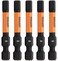 Hex 5mm Impact Driver Bit Railer Allen Wrench Drill Hex Bits 14 Quick Release S2 Steel 2 inch 5mm Hex Bits 5 Pack