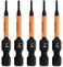 Hex 15mm Impact Driver Bit Railer Allen Wrench Drill Hex Bits 14 Quick Release S2 Steel 2 inch 15mm Hex Bits 5 Pack