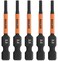 Hex 25mm Impact Driver Bit Railer Allen Wrench Drill Hex Bits 14 Quick Release S2 Steel 2 inch 25mm Hex Bits 5 Pack