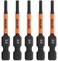 Hex 25mm Impact Driver Bit Railer Allen Wrench Drill Hex Bits 14 Quick Release S2 Steel 2 inch 25mm Hex Bits 5 Pack