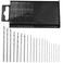 Biaungdo 0316mm Mini Micro Drill Bit Set 20 Pcs HSS Tiny Drill Bits Shank Twist Drill Bits DIY Kit Rotary Hand Tools for Drill