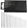 Biaungdo 0316mm Mini Micro Drill Bit Set 20 Pcs HSS Tiny Drill Bits Shank Twist Drill Bits DIY Kit Rotary Hand Tools for Drill
