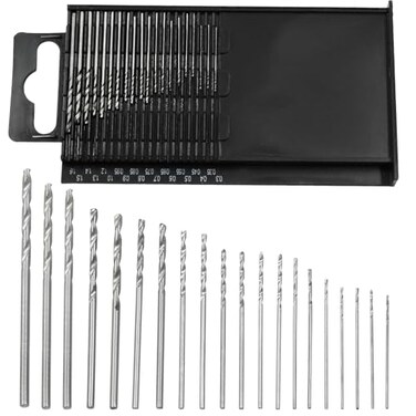 Biaungdo 0316mm Mini Micro Drill Bit Set 20 Pcs HSS Tiny Drill Bits Shank Twist Drill Bits DIY Kit Rotary Hand Tools for Drill