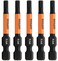Hex 964 Impact Driver Bit Railer Allen Wrench Drill Hex Bits 14 Quick Release S2 Steel 2 inch 964 Hex Bits 5 Pack