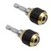 Teocpai 2Pcs 60mm Selflocking Drill Bit Holder 14 Inch Hex Shank Drill Bit Extension Holder Quick Release Chuck Adapter Connector Power Drill Tool