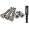 Magnetic Positioning Screwdriver Bits Drywall Screw Setter PH2 Bits for Plasterboard Sheetrock Screw 14 Hex Shank Bit Batch Head with 60mm Extension Socket Drill Bit Holder