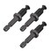 uxcell Drill Chuck Adapter 3824UNF Thread Keyless Drill Chuck Adapter Hex Shank for Impact Driver 3pcs