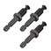 uxcell Drill Chuck Adapter 3824UNF Thread Keyless Drill Chuck Adapter Hex Shank for Impact Driver 3pcs