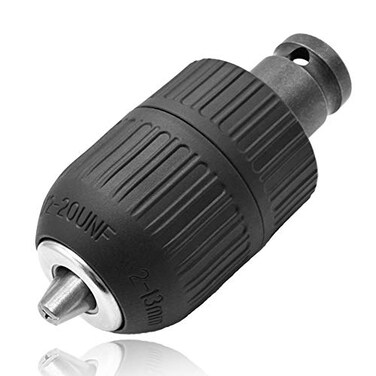 Mesee 213mm Capacity Keyless Drill Chuck Adapter 1220UN Mount Thread Impact Quick Change Conversion Tool for Air Impact Wrench