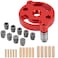 Self Centering Doweling Jig Dowel Drill Guide 2345678910mm Handheld Drill Guide for Straight Holes Wood Panel Hole Puncher Locator