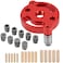 Self Centering Doweling Jig Dowel Drill Guide 2345678910mm Handheld Drill Guide for Straight Holes Wood Panel Hole Puncher Locator
