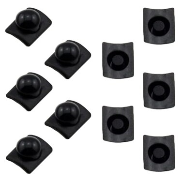 RecDec 10 Pack LED Flashlight Switch Button Boot Replacement Rubber LED Switch Boot Push Button Cover Caps for Stinger DS LED Rechargeable Flashlights Super Bright Tactical High Lumens Flash Lights