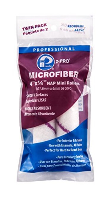 Premier 4 Paint Roller Cover 14 Nap Microfiber 2 PK 442521 Each