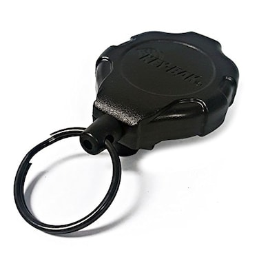 KEYBAK RatchIt Retractable Ratcheting Tether with 36 Retractable Cord 15 oz Retraction Belt Clip Attachment