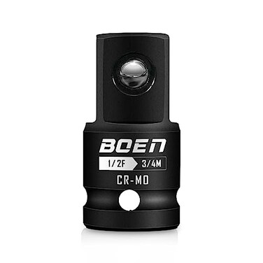 Boen 12 F to 34 M Impact Socket Adapter CrMo SteelSocket Adapter Set for Impact Driver Conversions