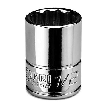 Capri Tools 12 in Shallow Socket 14 in Drive 12point SAE