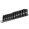 BLACKROBOT E Torx Star Socket Set With Rail 11Piece Female External Sockets 38 14 Drive Precision Torque Inverted Torx Kit E4 E5 E6 E7 E8 E10 E12 E14 E16 E18 E20 Reverse Socket